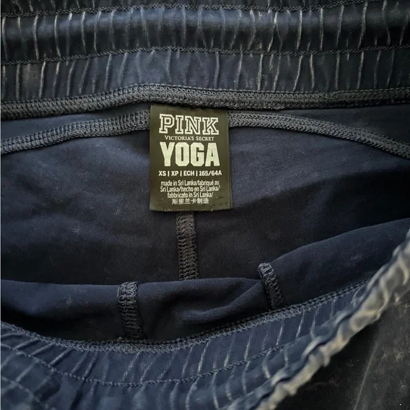 PINK Victoria's Secret Dark Blue Yoga Pants - Picture 3 of 4